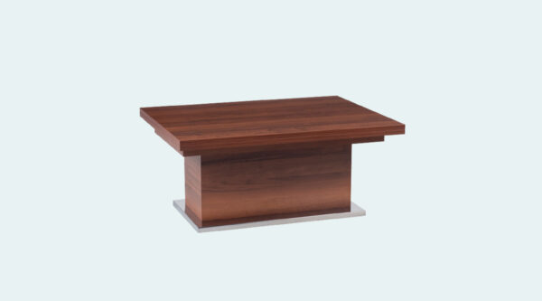 TABLE BASSE GALAXY 60 X 60 CM, COUL. WENGÉ
